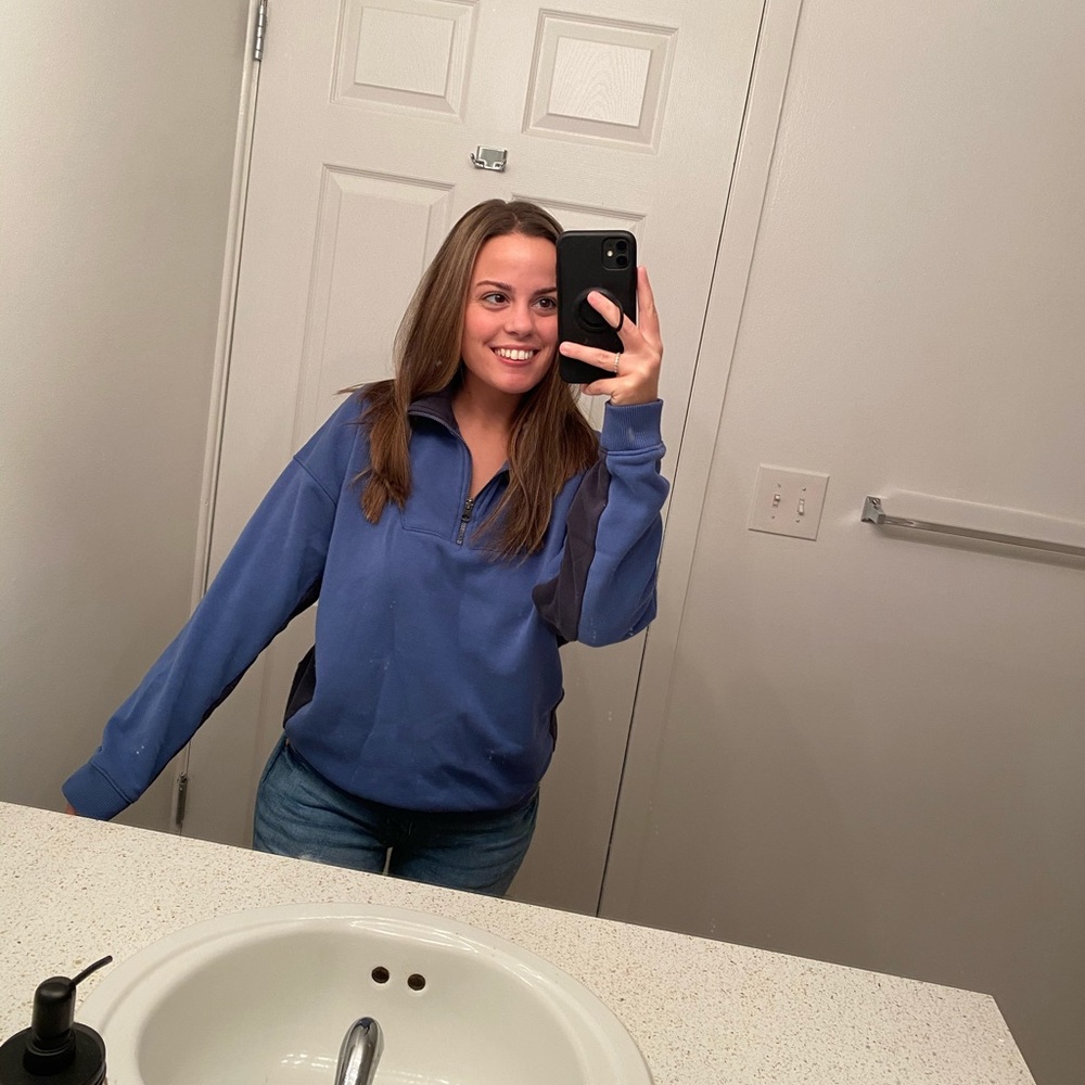 AE 1/4 zip sweater